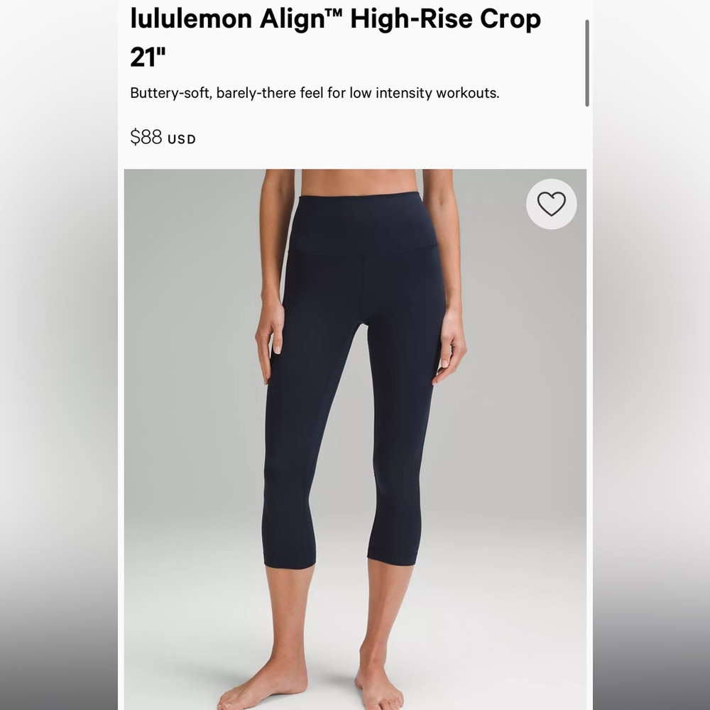 LULULEMON Align High-Rise Cropped